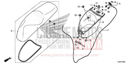 COMPARTIMENT A BAGAGES/SIEGE SH300AH de 2017